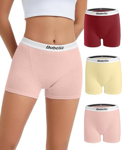 Merino Wool Underwear Women, Womens Boy Shorts Breathable Boxer Briefs, Moisture Wicking Panties Multipack in Kuwait