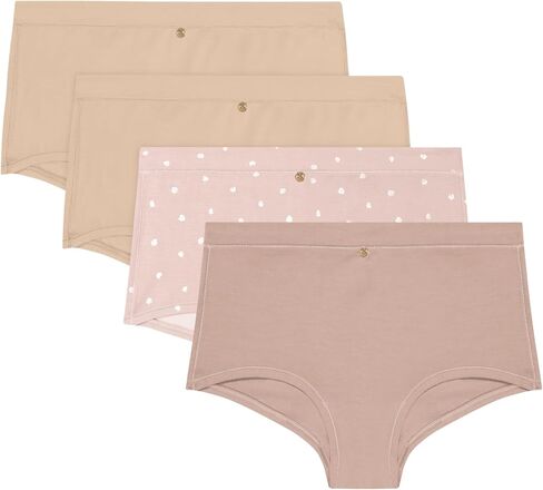Maidenform Women's Underwear Boy Shorts, 4-pack, Boy Short Panties for Women, Mid-rise Panty, Microfiber in Kuwait