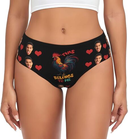 Custom Underwear for women Personalized Underwear with picture text name Panties Funny Gifts for Her in Kuwait
