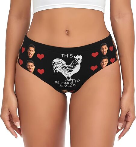 Custom Underwear for women Personalized Underwear with picture text name Panties Funny Gifts for Her in Kuwait