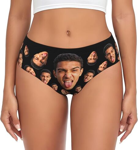 Custom Underwear for women Personalized Underwear with picture text name Panties Funny Gifts for Her in Kuwait