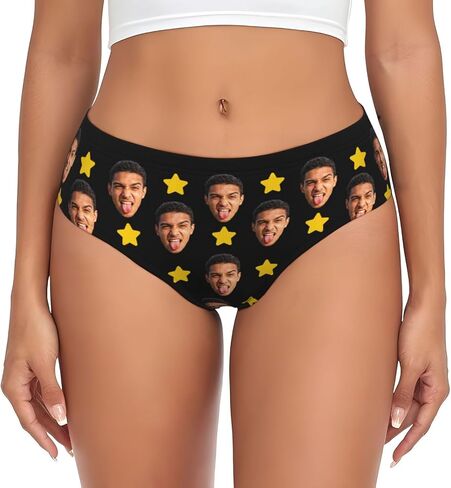 Custom Underwear for women Personalized Underwear with picture text name Panties Funny Gifts for Her in Kuwait