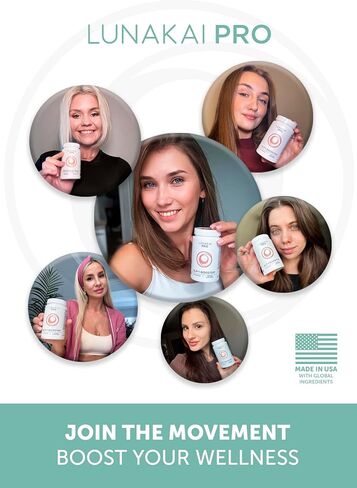 Lunakai PRO - Clinically Studied USA Made Myo-Inositol & D-Chiro Inositol Supplement for Women - 40:1 Ratio 4000mg with CoQ10 Folate & Vitamin D3 - Daily Hormone Balance & Ovarian Support - 120ct in Kuwait
