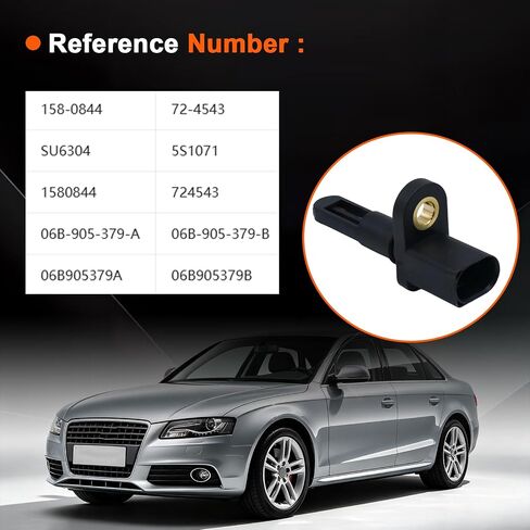 06B905379A Intake Air Temperature Sensor Compatible with Audi A3 A4 A5 A6 Q5 TT for VW Beetle Jetta CC Eos Golf GTI Tiguan Passat, Replaces 06B905379 06B-905-379-A 06B-905-379-B in Saudi Arabia