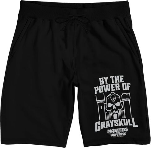 Bioworld Masters of The Universe By The Power of Grayskull Adult Black Sleep Pajama Shorts in Kuwait