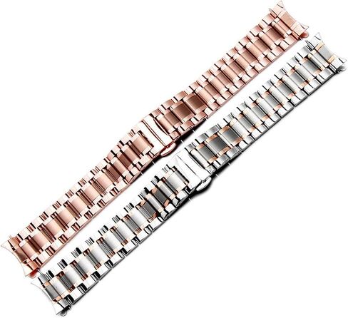 Run Ken Curved End Stainless Steel Watchband Compatible With Tissot 1853 T035 14/16/17/18/22/24mm Watch Band Women Men's Strap Bracelet in Kuwait