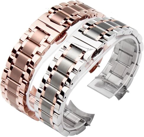 Run Ken Curved End Stainless Steel Watchband Compatible With Tissot 1853 T035 14/16/17/18/22/24mm Watch Band Women Men's Strap Bracelet in Kuwait