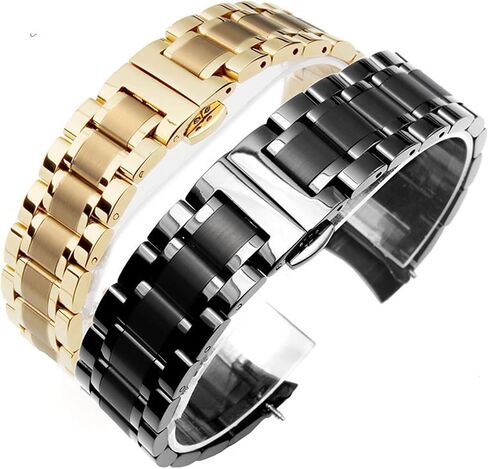 Run Ken Curved End Stainless Steel Watchband Compatible With Tissot 1853 T035 14/16/17/18/22/24mm Watch Band Women Men's Strap Bracelet in Kuwait