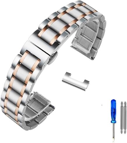 Run Ken Curved End Stainless Steel Watchband Compatible With Tissot 1853 T035 14/16/17/18/22/24mm Watch Band Women Men's Strap Bracelet in Kuwait
