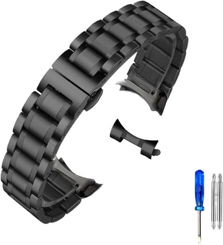 Run Ken Curved End Stainless Steel Watchband Compatible With Tissot 1853 T035 14/16/17/18/22/24mm Watch Band Women Men's Strap Bracelet in Kuwait