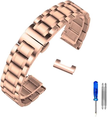 Run Ken Curved End Stainless Steel Watchband Compatible With Tissot 1853 T035 14/16/17/18/22/24mm Watch Band Women Men's Strap Bracelet in Kuwait