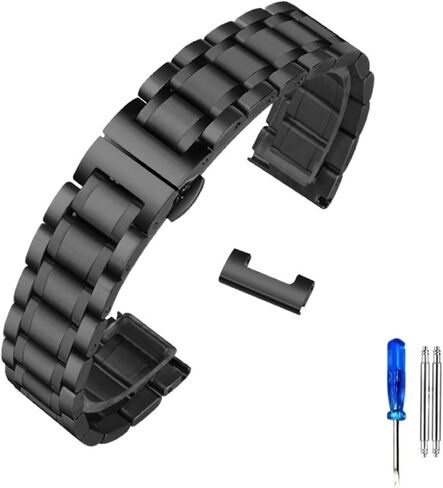 Run Ken Curved End Stainless Steel Watchband Compatible With Tissot 1853 T035 14/16/17/18/22/24mm Watch Band Women Men's Strap Bracelet in Kuwait