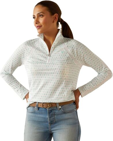 Ariat Women's Sunstopper 3.0 1/4 Zip Baselayer in Saudi Arabia