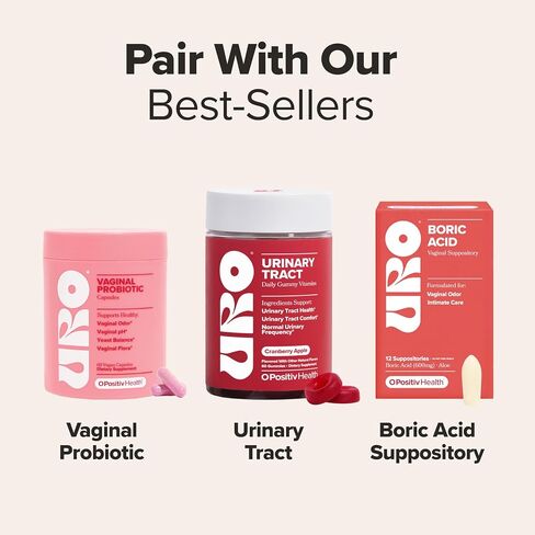O Positiv URO Urinary Tract Gummy Vitamins – Promotes Urinary Tract Health and Comfort & Supports Normal Urinary Frequence – Clinically-Studied PacranⓇ Complete Cranberry – 30 Servings in Saudi Arabia