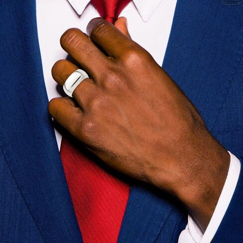 Solid 925 Sterling Silver 9mm Comfort Fit Men's Plain Classic Wedding Band Ring in Kuwait