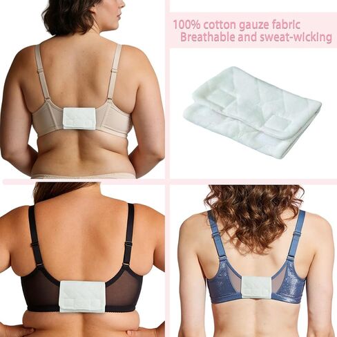 2Pack Cotton Bra Hook Covers Bra strap cushion Soft Back Strap Pads Stop Bras Chafing & Hooks Irritation (LOVE) in Saudi Arabia