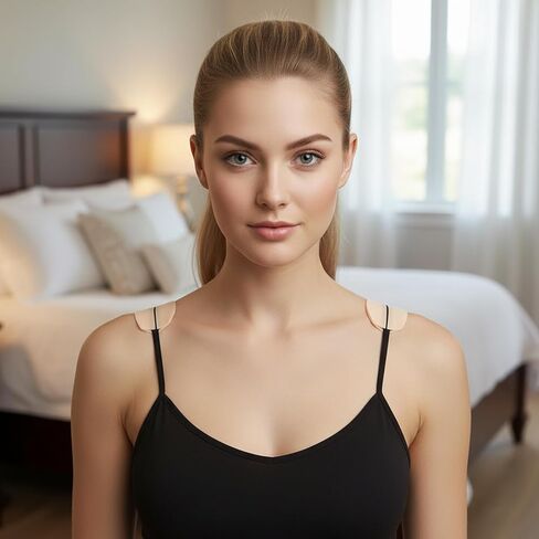 Sibba 6Pcs Bra Strap Cushions, Anti-Slip Shoulder Pads for Women, Silicone Bra Strap Holder to Prevent Slipping, Soft Shoulder Straps Pad for Underwear Daily Wear in Kuwait