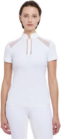 LeMieux Camille Short Sleeve Show Shirt - Womens - Lightweight and Breathable - Smart Standing Collar in Kuwait
