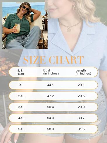 DOLNINE Plus Size Polo Shirts for Women V Neck Collared Shirt Casual Short Sleeve Tops Summer Loose Fit Dressy Tunic Blouses in Kuwait