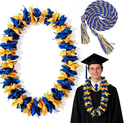 Graduation Leis 2026 Hawaiian Kukui Nut Graduation Honor Cord Class of 2026 High School College Grad Accessory in Saudi Arabia
