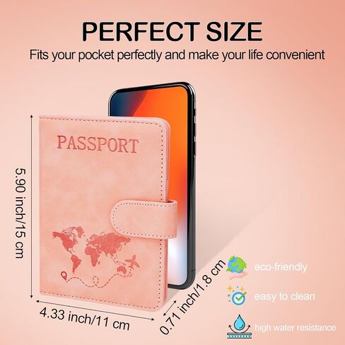 2 Pcs Passport Holder for Travel in Saudi Arabia