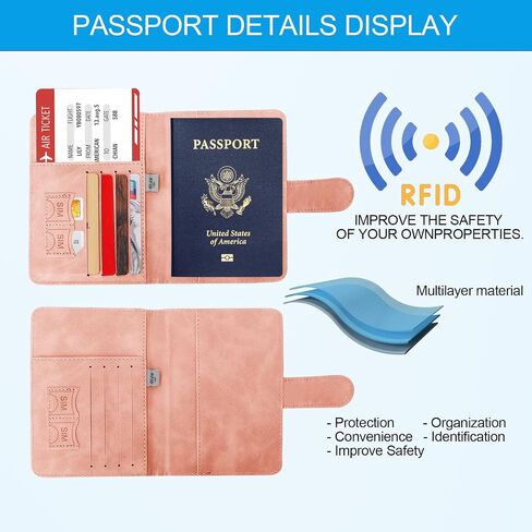 2 Pcs Passport Holder for Travel in Saudi Arabia