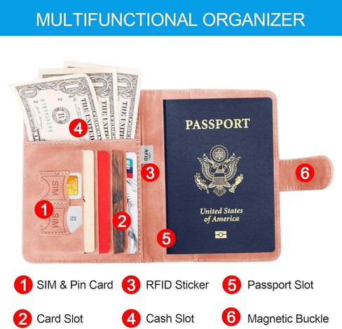 2 Pcs Passport Holder for Travel in Saudi Arabia