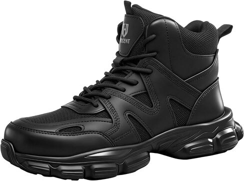 Hogent Steel Toe Boots for Men Women - Lightweight Breathable Work Boots - Shock Absorbent Puncture Proof Safety Shoes - Ideal for Construction Warehouse in Saudi Arabia