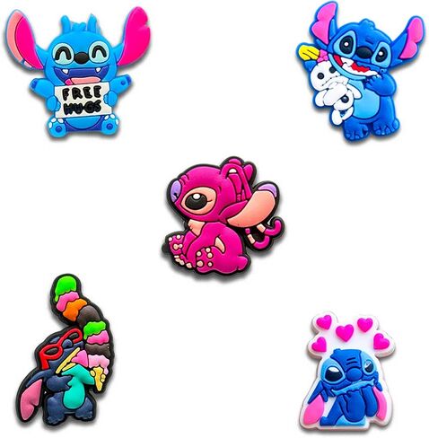 25Pcs Cartoon Shoe Decoration Charms for Croc Clog Sandals in Saudi Arabia