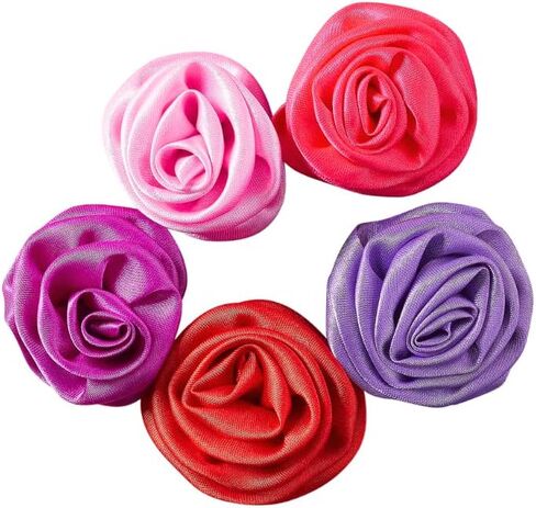 مجموعة من 5 قطع من Crocs Jibbitz Dark Rosette Charms - إكسسوارات أحذية مزخرفة للقباقيب والشرائح in Kuwait
