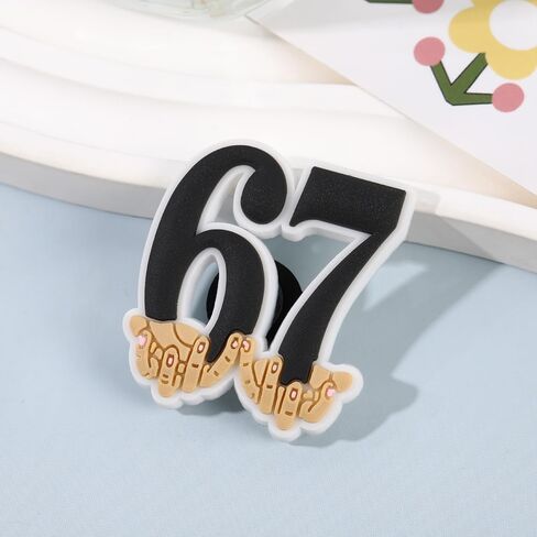 8PCS Funny 6 7 Meme Shoe Charms Set, Shoe Decoration Party Gifts for Adults Teens in Saudi Arabia
