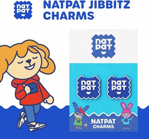 NATPAT Trail Patch Tick Repellent Stickers for Kids + Shoe Charm Holder - Attach Sticker to Shoe Charm for Fun and Functional Tick Protection in Saudi Arabia