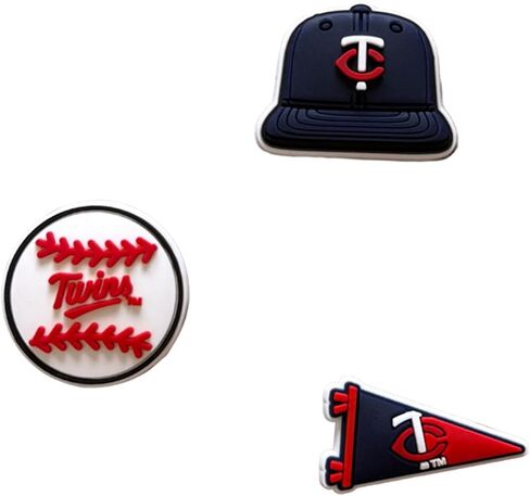 FOCO Choose Your Baseball Team 3 Pack Shoe Decoration Charms Officially Licensed Clip On Footwear Accessories Great Gift for Fans in Saudi Arabia