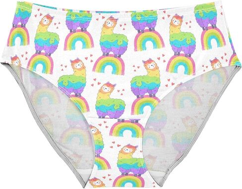 Women's Chic Sexy Girls Animals Flowers Underwear Soft Breathable High Waist Brief Stretchy Bikini Panties in Saudi Arabia