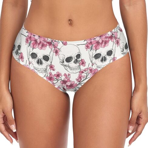 Women's Chic Sexy Girls Animals Flowers Underwear Soft Breathable High Waist Brief Stretchy Bikini Panties in Saudi Arabia