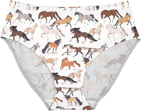 Women's Chic Sexy Girls Animals Flowers Underwear Soft Breathable High Waist Brief Stretchy Bikini Panties in Saudi Arabia