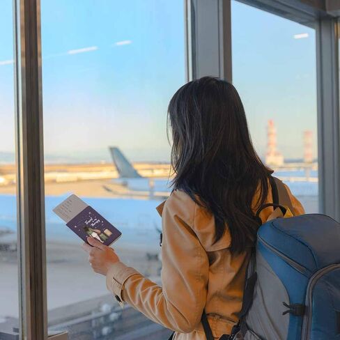 Beautiful Girl Passport Holder for Travel Travel is My Therapy PU Leather Passport Cover Wallet Cute Passport Card Holder for Women and Men in Saudi Arabia
