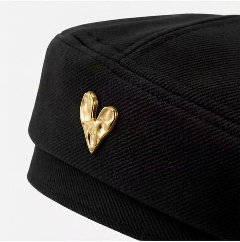 Women Beret Hat French Style - Black Beret Hats Men Army Style Classic All Seasons for Daily, Travel & Elegant Outfits in Kuwait