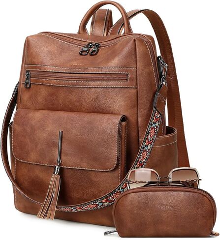 PU Leather Backpack Purse for Women Fashion Tassel Designer Ladies Shoulder Bags Designer Large Backpack Casual Daypacks in Saudi Arabia
