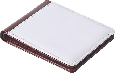 10 Pieces Brown Color Sublimation Blank Men Wallets Card Holder Gifts Wallet Employee Appreciation Thank You Gifts Graduation Heat Transfer Sublimation Wallet for Men Father's Day in Saudi Arabia