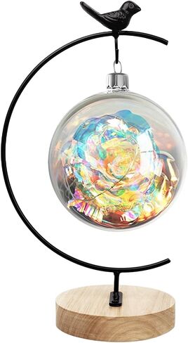 11 Inch Gold Ornament Display Stand, Metal Ornament Hanger Stand for Hanging Glass Globe, Air Plant Terrarium, Witch Ball, Christmas Ornament and Home Wedding Decoration (11in Gold) in Saudi Arabia