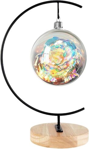 11 Inch Gold Ornament Display Stand, Metal Ornament Hanger Stand for Hanging Glass Globe, Air Plant Terrarium, Witch Ball, Christmas Ornament and Home Wedding Decoration (11in Gold) in Saudi Arabia