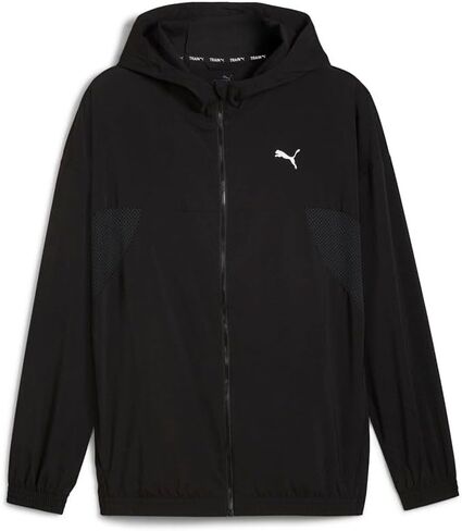 PUMA Mens Always On Woven Jacket Athletic Outerwear Casual Full Zip - Black in Saudi Arabia