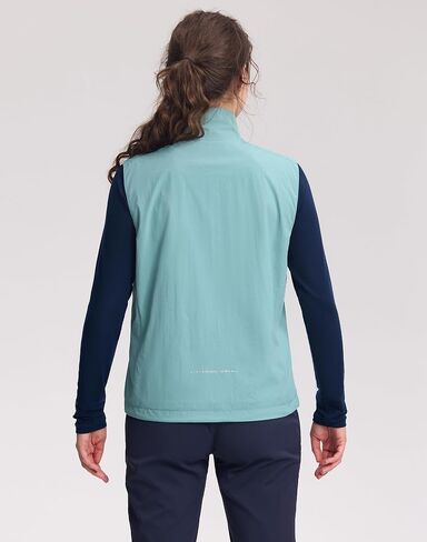 Pioneer Camp Women's Lightweight Softshell Vest Windproof Sleeveless Jacket with Zip Pockets for Running Hiking Fishing in Kuwait