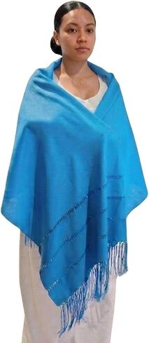 Mexican Handmade Fiesta Rebozo Shawl XLarge in Saudi Arabia