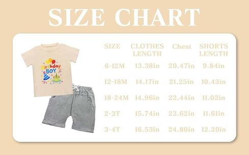 Toddler Boys Birthday Boy Outfit 2Pcs Short Sleeve Graphic T-Shirt & Casual Shorts Summer Clothes Set in Saudi Arabia