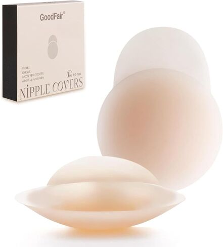 GoodFair Nipple Covers for Women-Washable & D Cream in Saudi Arabia