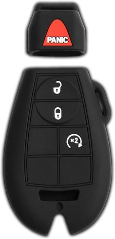 Key Fob Keyless Entry Remote Cover Protector for Jeep Dodge Chrysler (M3N5WY783X, IYZ-C01C, GQ4-53T, Fobik) in Saudi Arabia