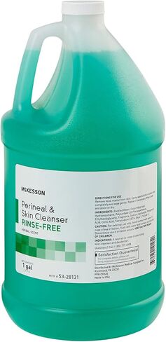 Retails MSA Herbal Scent Light Green Rinse Free Perineal Wash Liquid 1 Gal. in Saudi Arabia