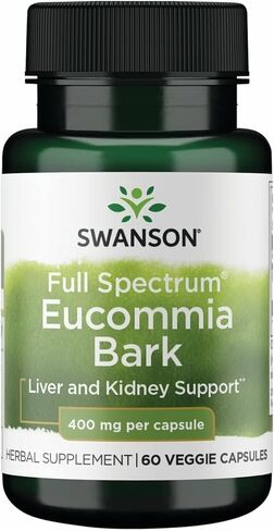 Swanson Full Spectrum Eucommia Bark 400 Milligrams 60 Veg Capsules in Saudi Arabia